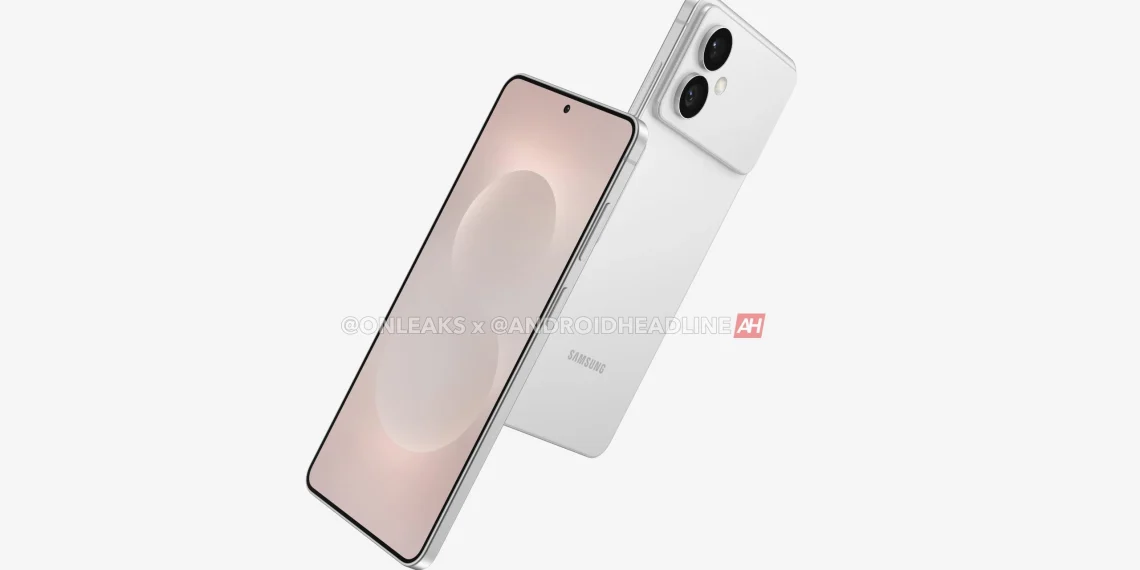 S26 Edge design leak showing the sides